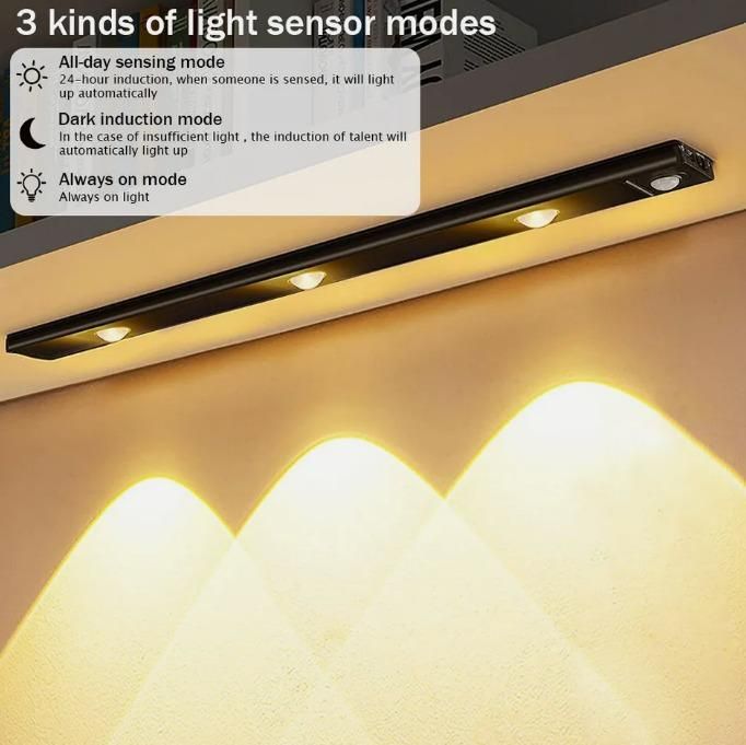 Smart LED PIR Motion Sensor Cabinet Light | USB Rechargeable | Wireless