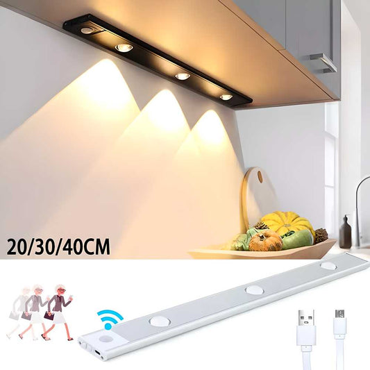 Smart LED PIR Motion Sensor Cabinet Light | USB Rechargeable | Wireless